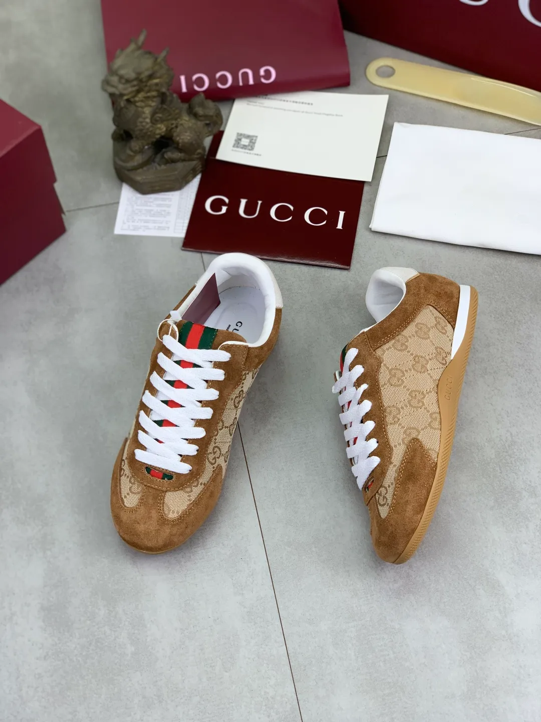 Men's shoes 💰P542 💰[New model] 🆘 The latest model from Gucci's official website 🎁Classic casual and fashionable men's shoes 👟Breaking hot model 💥The style is simple and elegant, exclusive for trendy men. Unique official website's latest brand elements 👑Gucci original decoration, fashionable and generous, the fabric is made of original soft calfskin➕Comfortable soft pigskin lining ✅The official website specifies wear-resistant rubber outsole_full of elasticity, classic model taken in real life🎬Color: 5️⃣colors available😍Number: 35-44